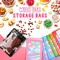 100 Pcs Resealable Holographic Mylar Bags – 3.5x6.3 Inch Smell-Proof Pouches with Clear Window, Zipper Seal Storage for Small Business Packaging, Jewelry, Cookies, and Coffee Samples (White)